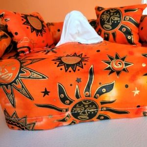 Handmade tissue box cover